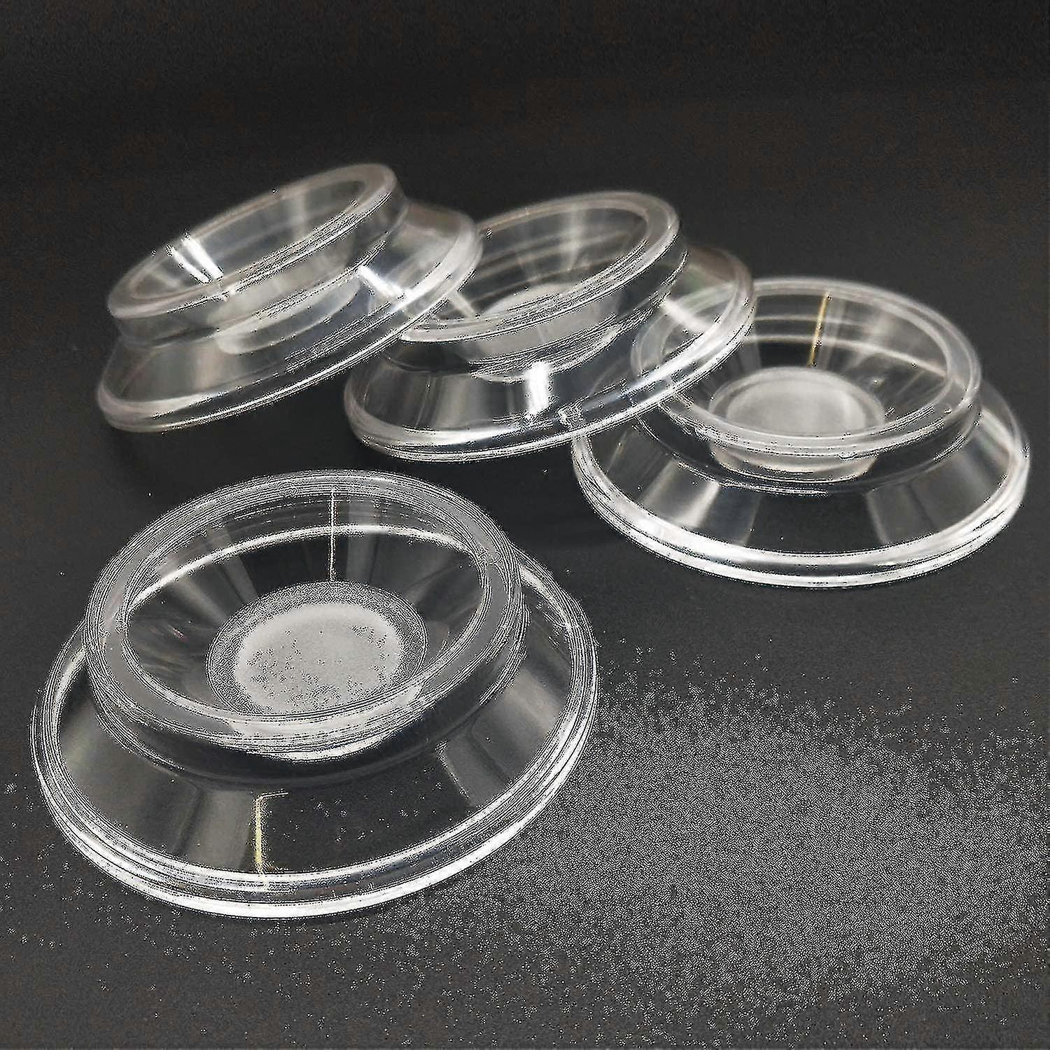 4 Pack High Quality Abs Furniture Leg Non-slip Pads For Upright Piano (clear)