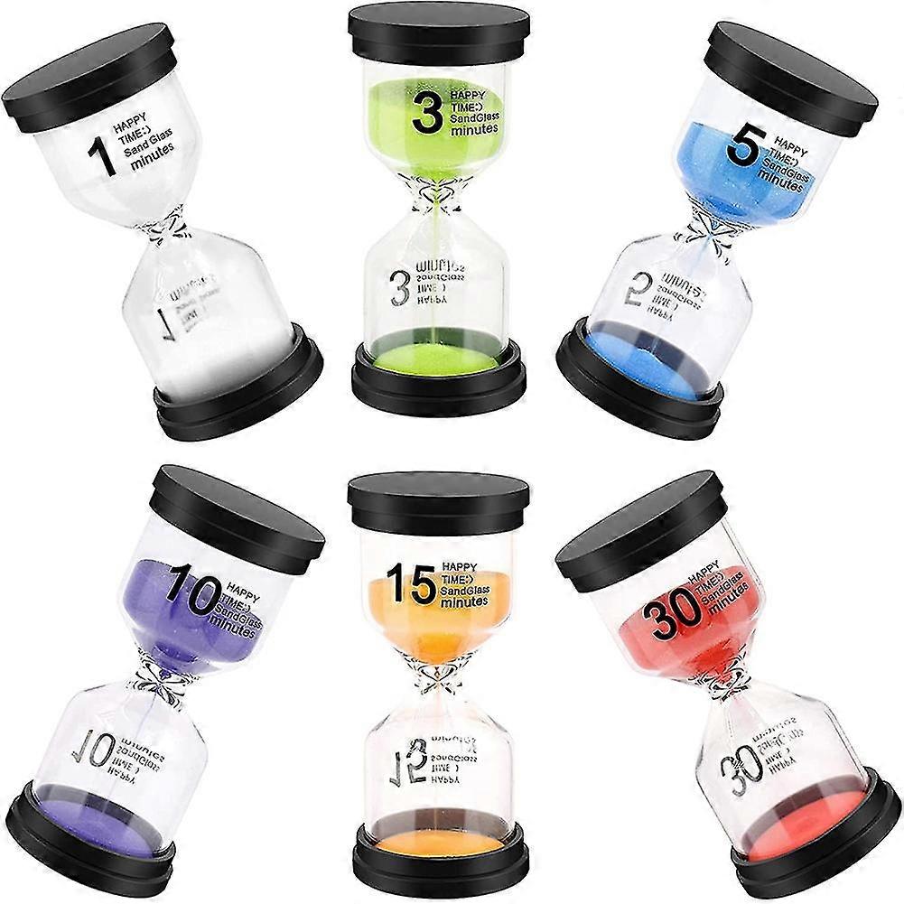 Sand Timer, Hourglass Sand Timers Colorful Minutes Sandglass Timer With Protective Cover For Classr