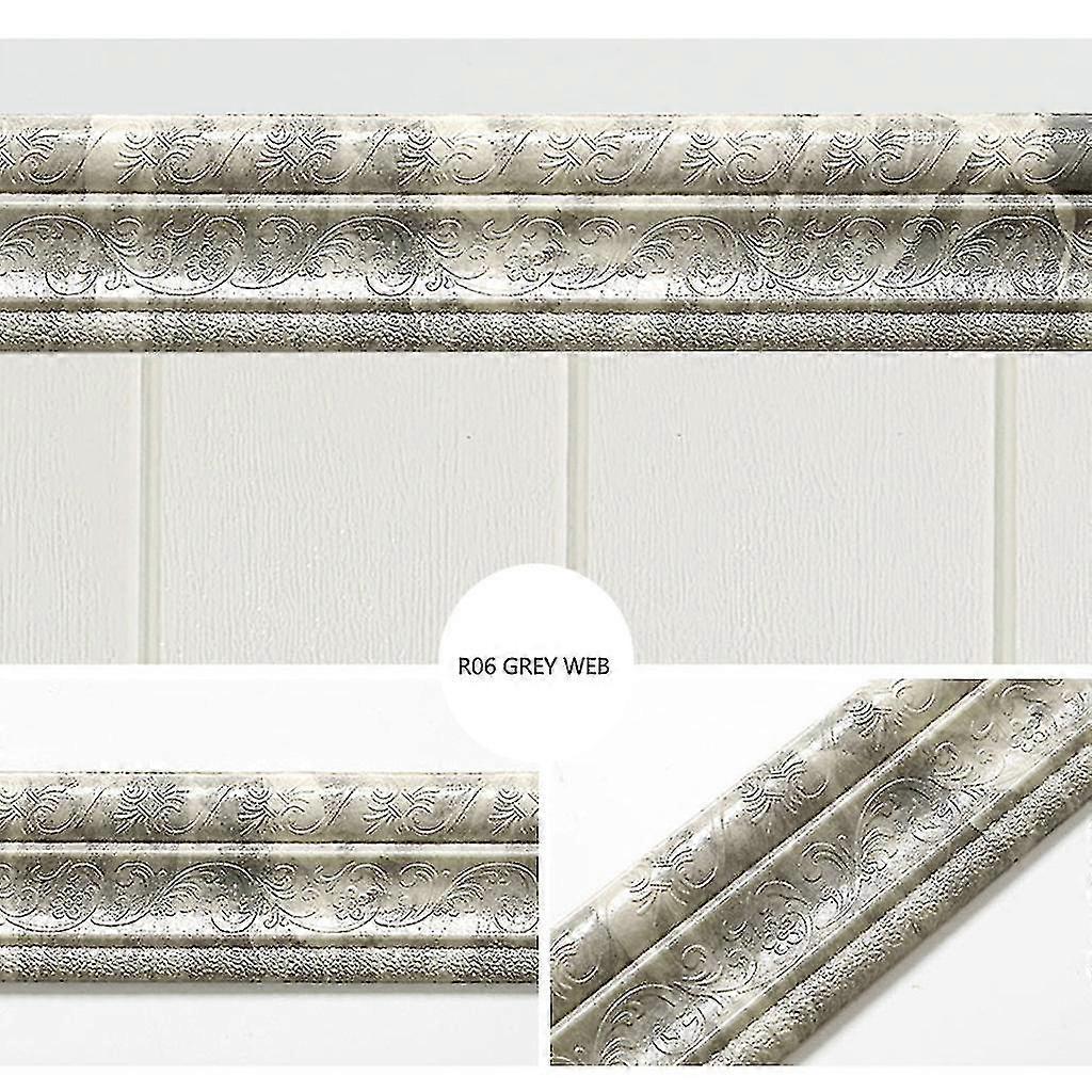 Self-adhesive Three-dimensional Wall Edging Strip Border Waterproof Wall Decor