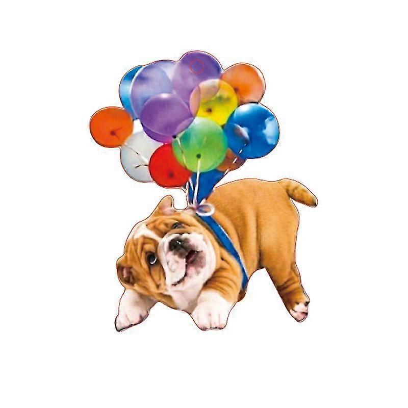 Dog Fly With Bubbles Car Hanging Ornament.(multicolor)(1pcs)