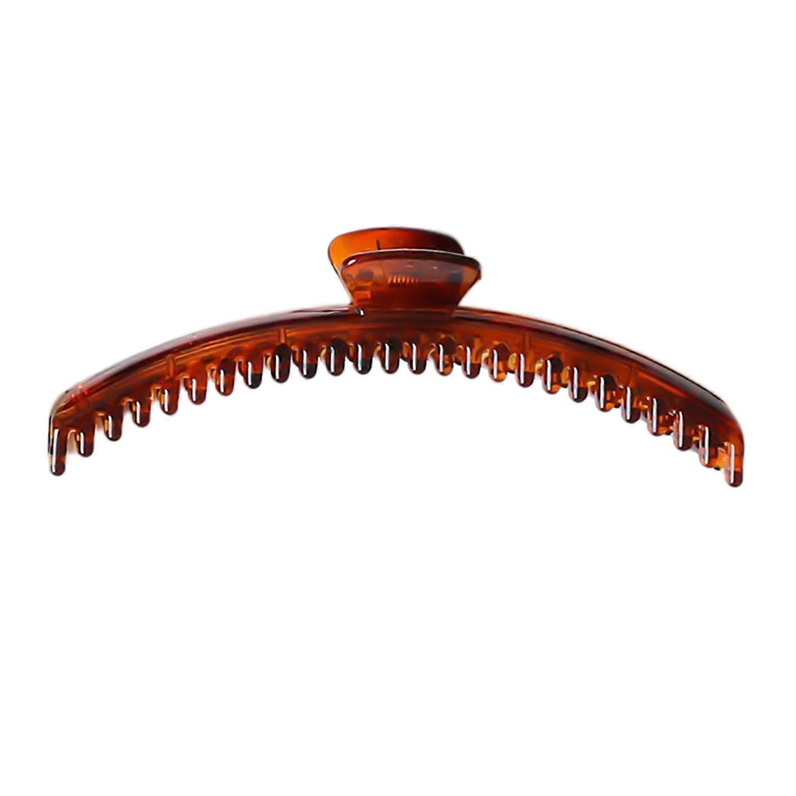 Arc Shape Hair Claw Non-slip Crossing Teeth Solid Color Decorative Tight Frosted Large Shark Hair Clamp Styling Tool KAESI