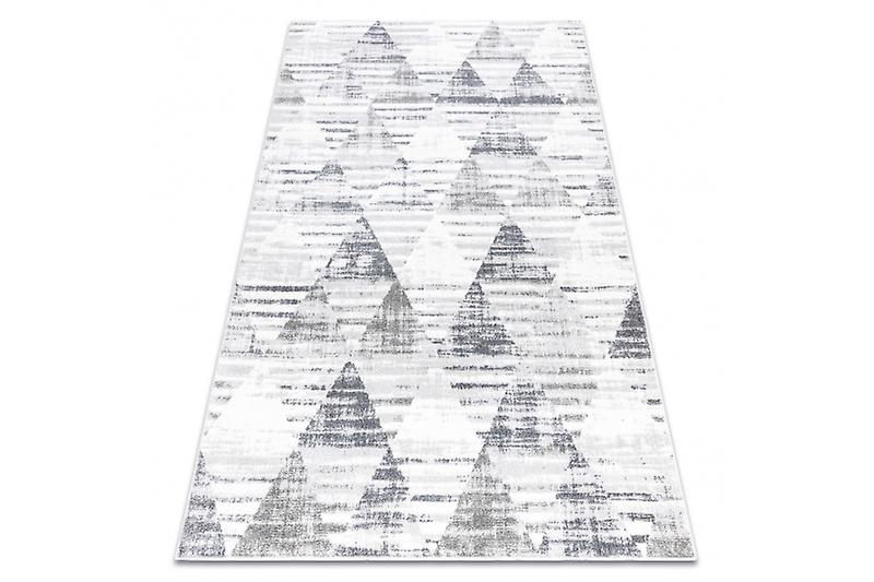 Carpet POLI 9051A Geometric, Triangles white / grey