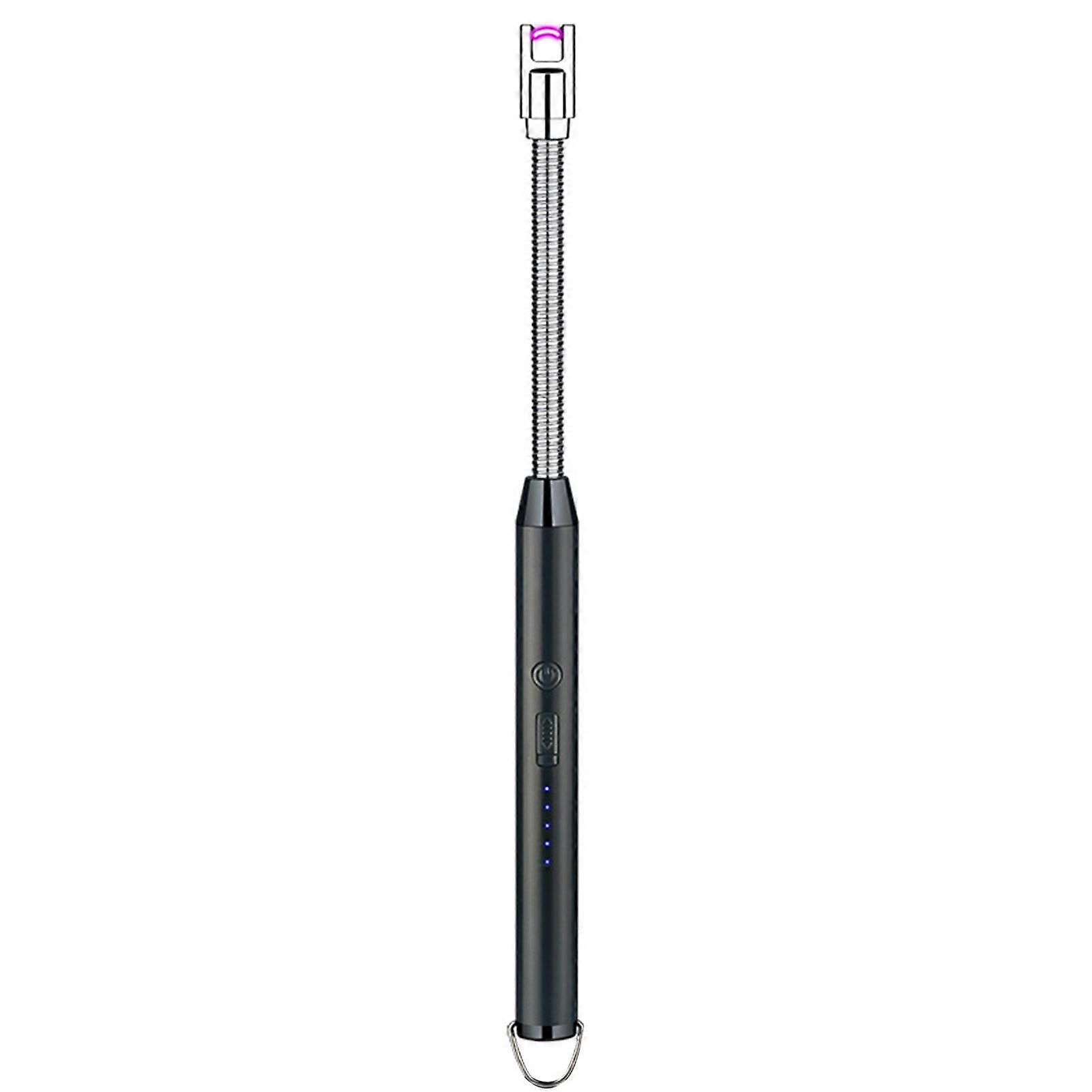 1 Set Electric Igniter USB Charging 360 Degree Rotation Universal Rechargeable Plasma Arc Igniter Kitchen Accessories for Cooking KAESI