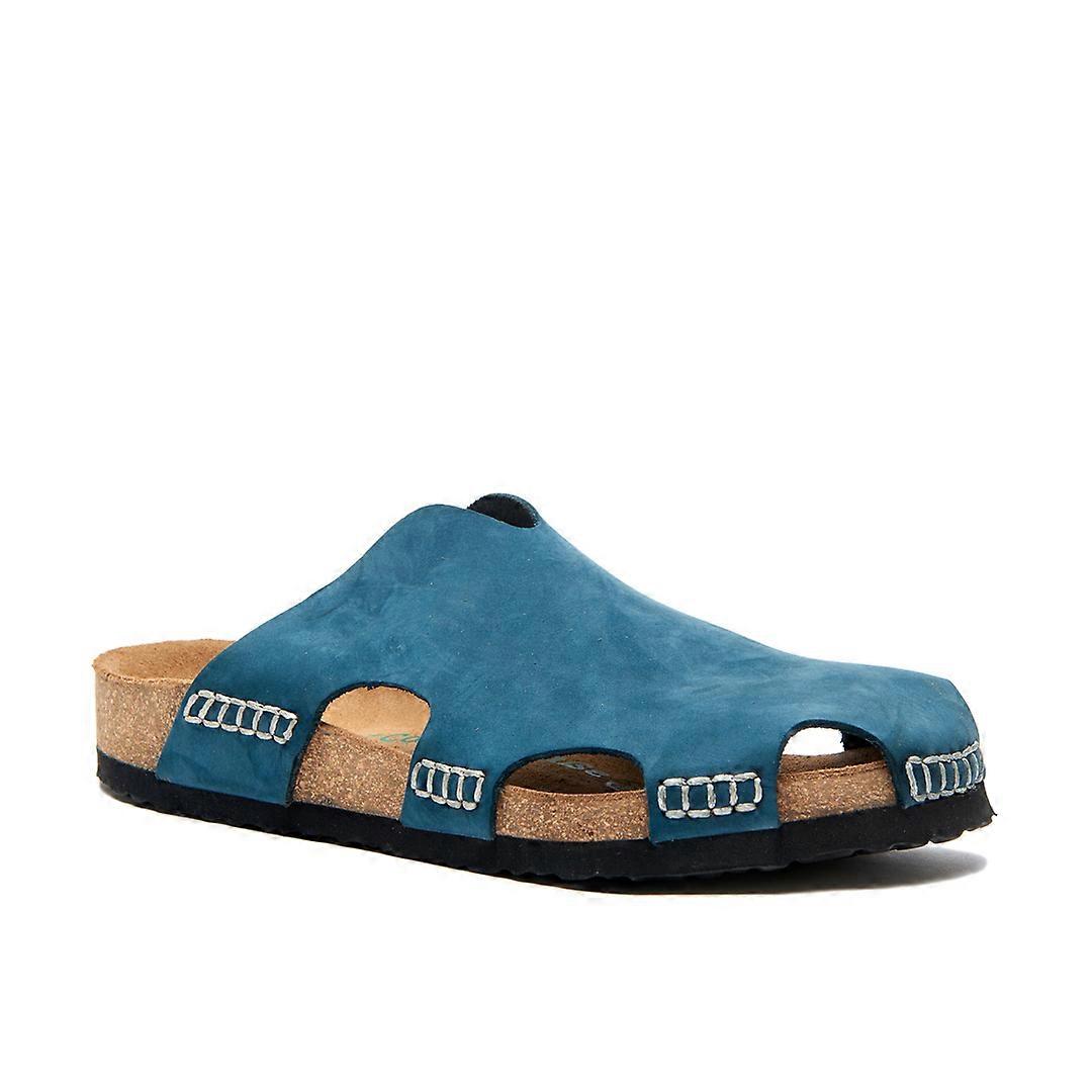 Men's Leather Slip On Slipper