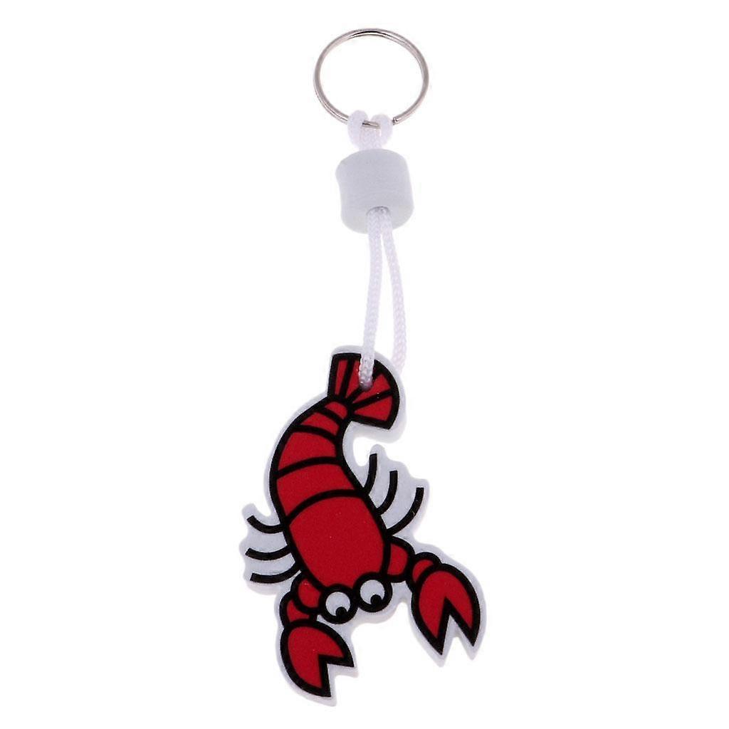 Yacht Sailing Boating Floating Key Ring Keyring Key Chain Crayfish