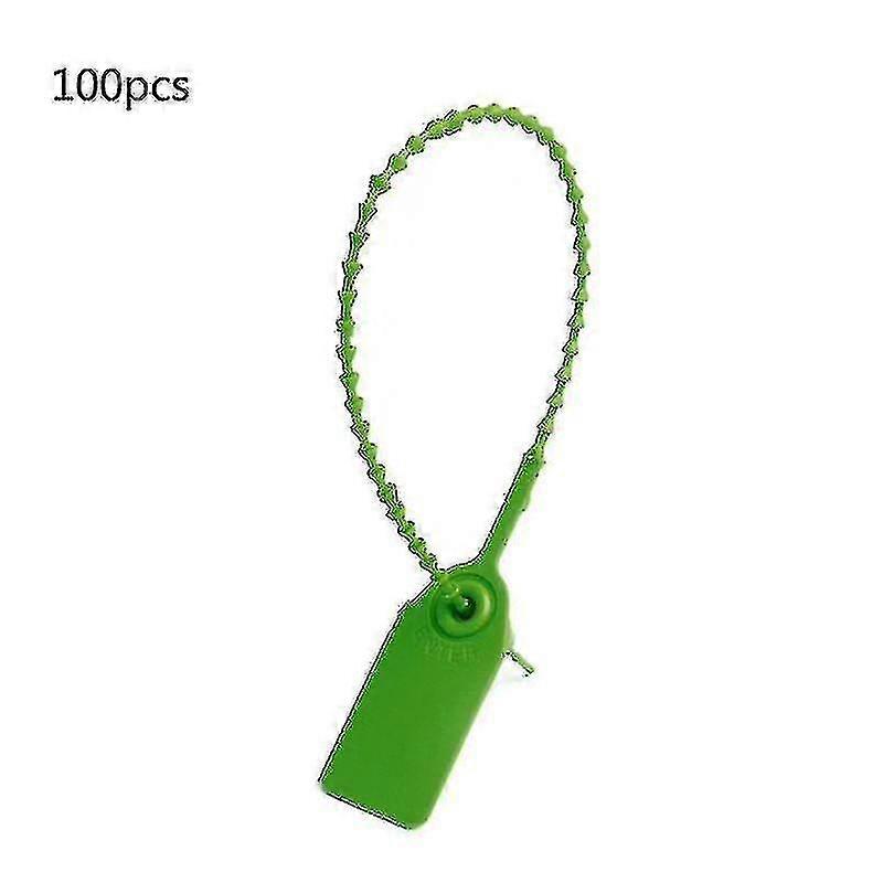 100pcs Disposable Plastic Pull-tite Security Seals Signage Numbered Self Locks