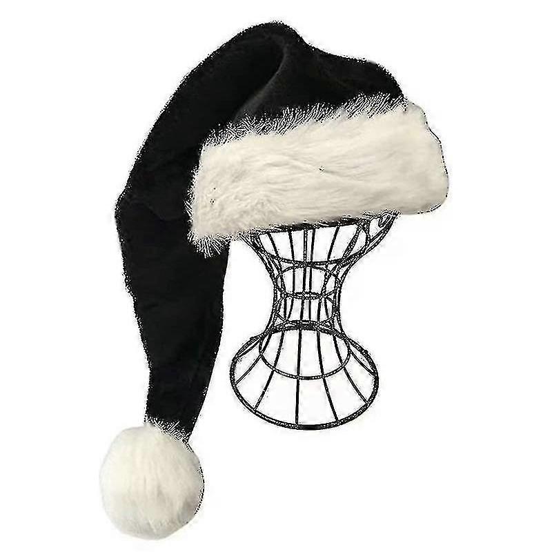 Černá Santa Hat - Černobílá vánoční čepice Pack 1 ks Ty