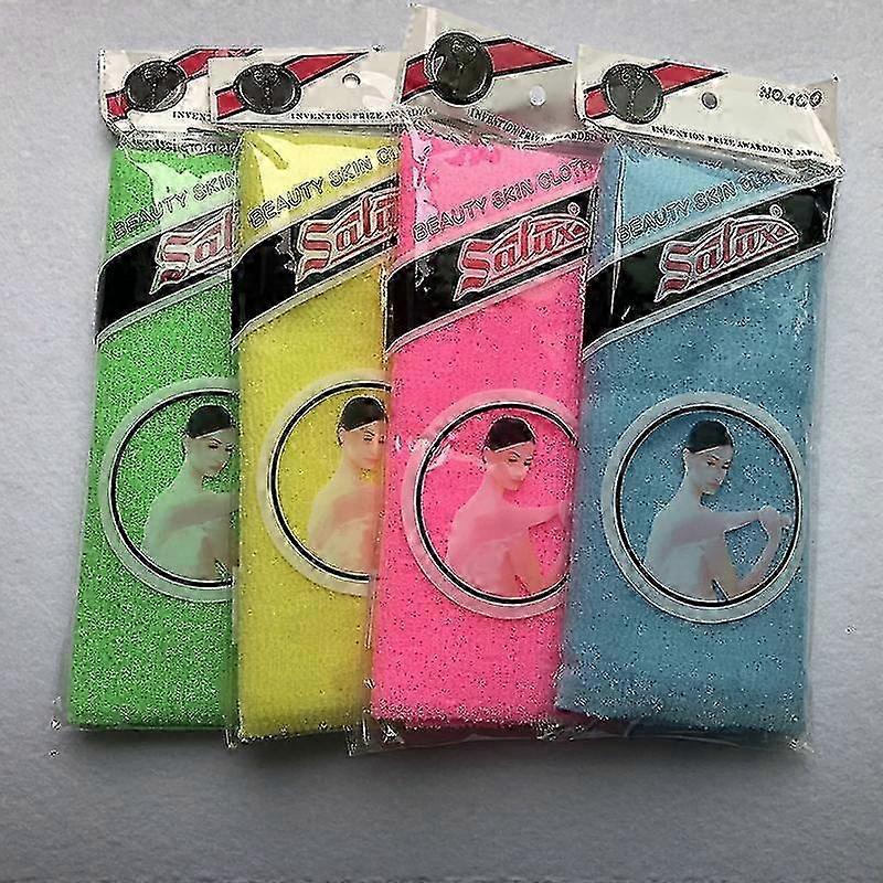 Salux-hierontapyyhe Kylpy Hiero takaisin kylpy vaahtoava kosteuttava kuoriva pyyhe 4