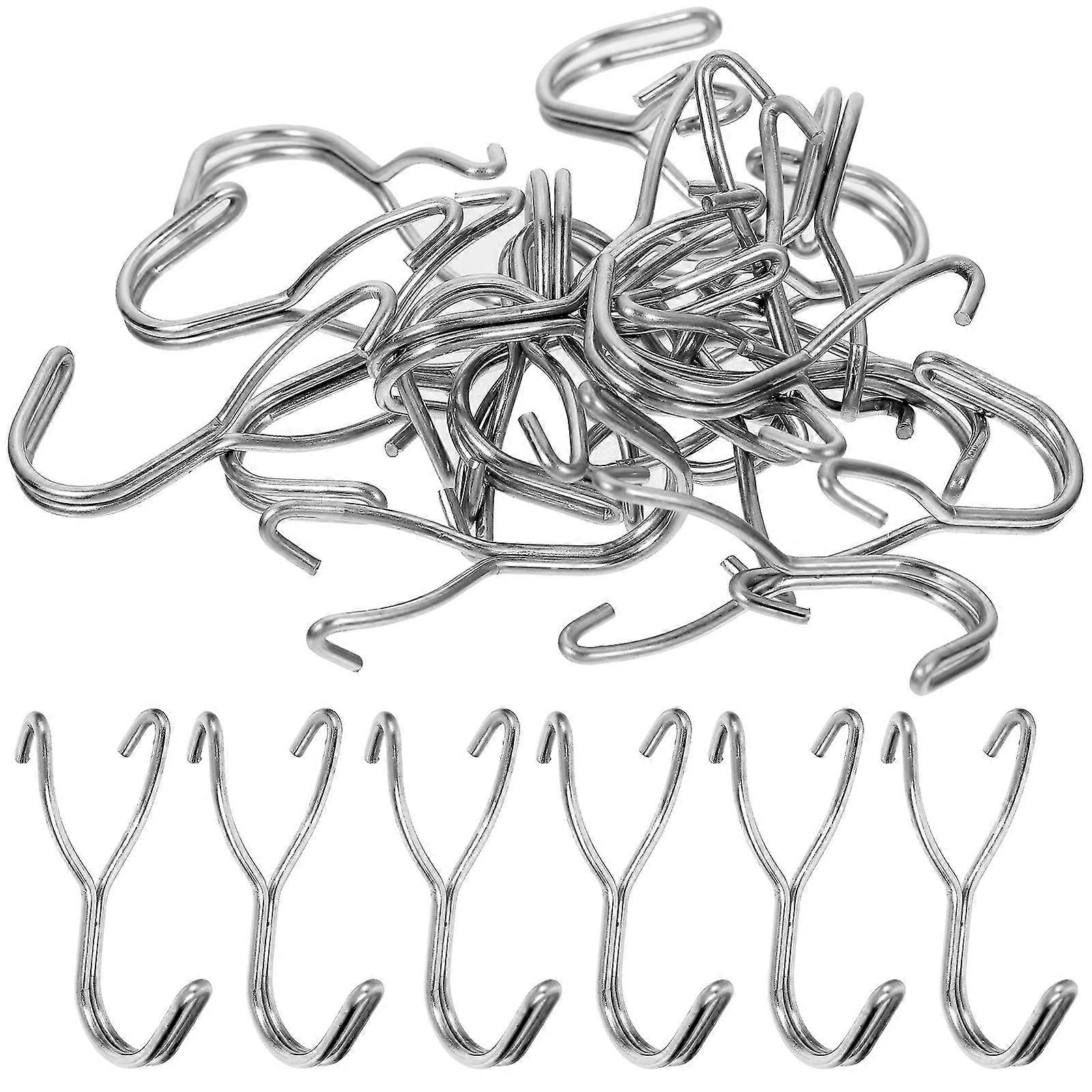 40pcs Pegboard Hooks Pegboard Board Key Jewelry Hangers Small Tools Display Hooks