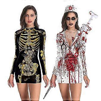Blutige Kniestrümpfe Halloween – Grusel-Requisiten Für Kostümpartys, Krankenschwester-Outfit