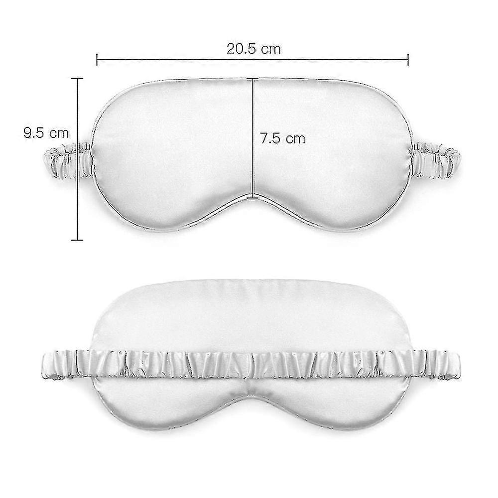 Patch oculaire en soie imité ombrage Sommeil Masque oculaire Cache-œil Voyage Relax Couverture Ombres aux yeux Santé Bouclier de sommeil Outils de soins oculaires