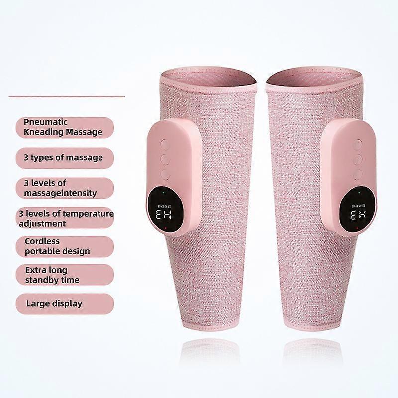 Electric Leg Massager Wireless Calf Massager With Pneumatic Heating Compression Massage Foot Leg Device Relax Feet Health Care