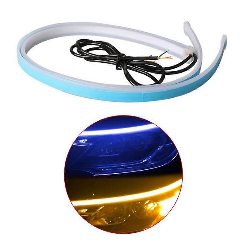 LED Car Headlight Strip Lights Daytime Running DRL-Turn Signal Switchback Lamp