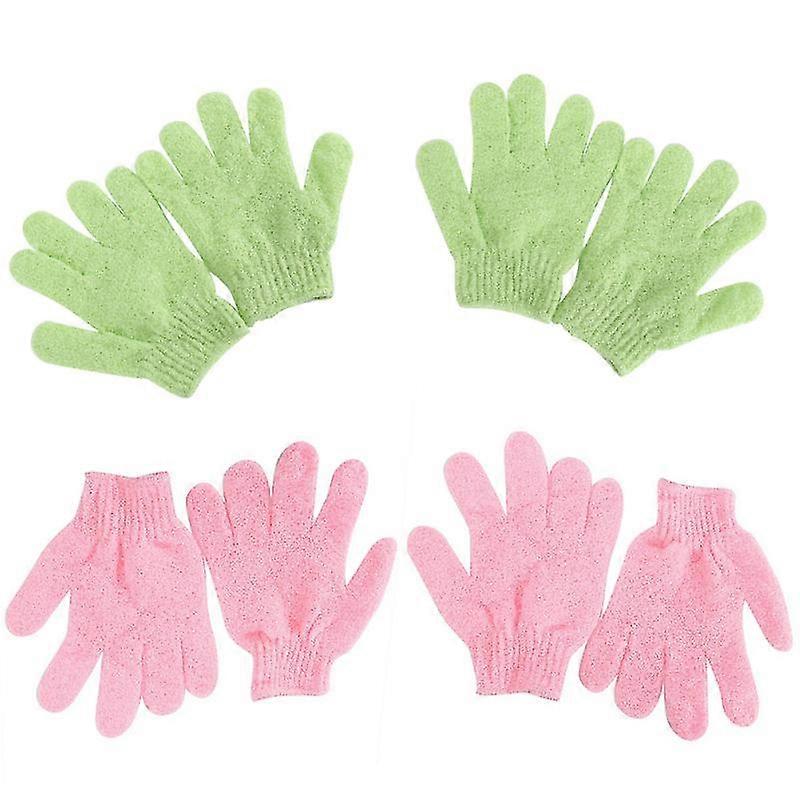 5pair Exfoliating Bath Gloves-c