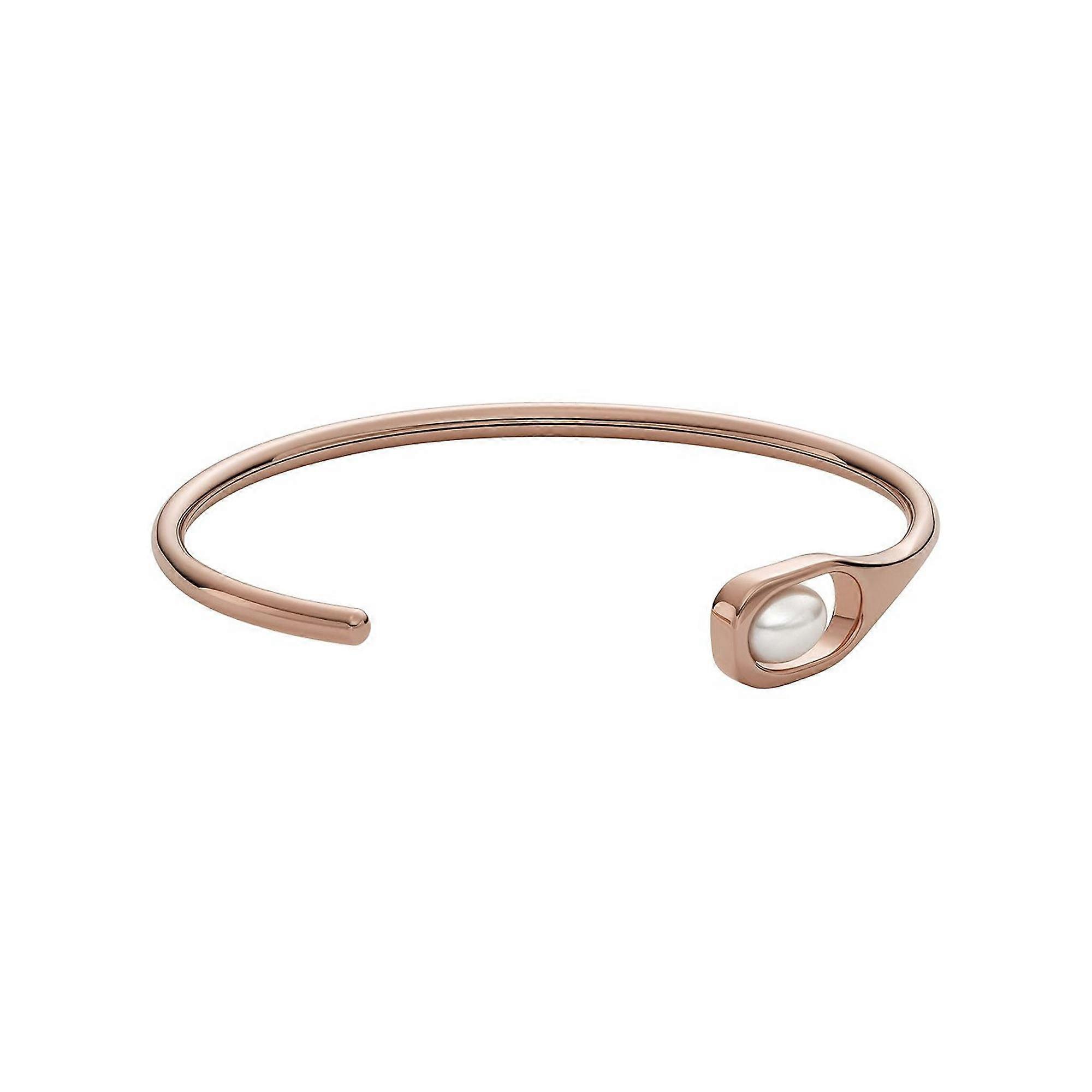 Skagen Women's Bracelet Bangle Stainless Steel Rose Gold Agnethe SKJ1748791