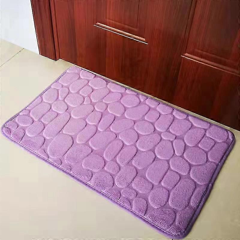 Non-Slip Memory Foam Bath Mat - Purple Bath Mat 40*60cm