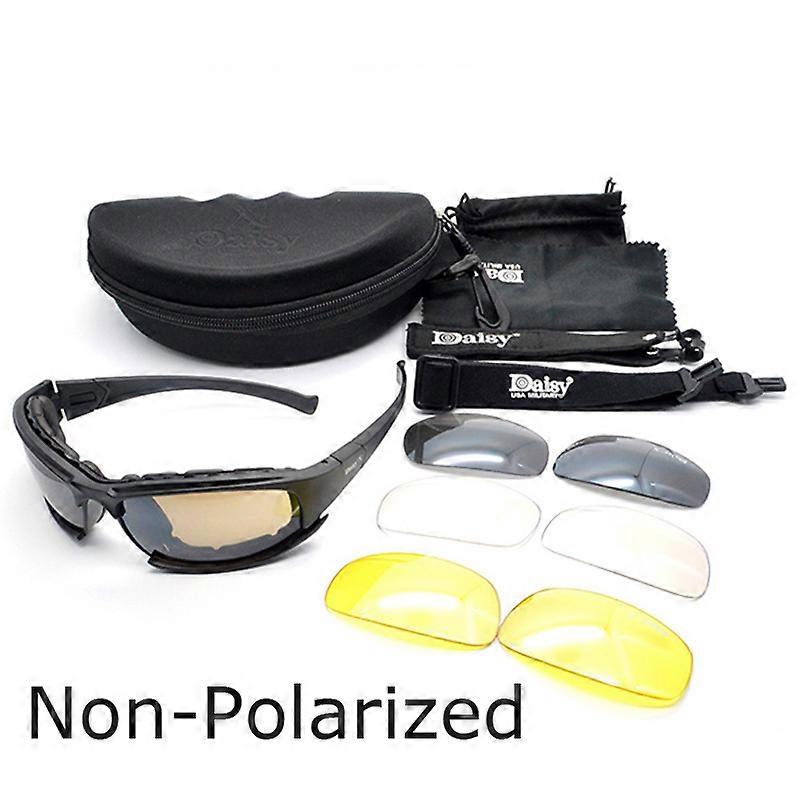 Daisy X7 Polarized Army Goggles Sunglasses Men Military Sun Glasses For Men Desert Storm War Game Tactical YQ162