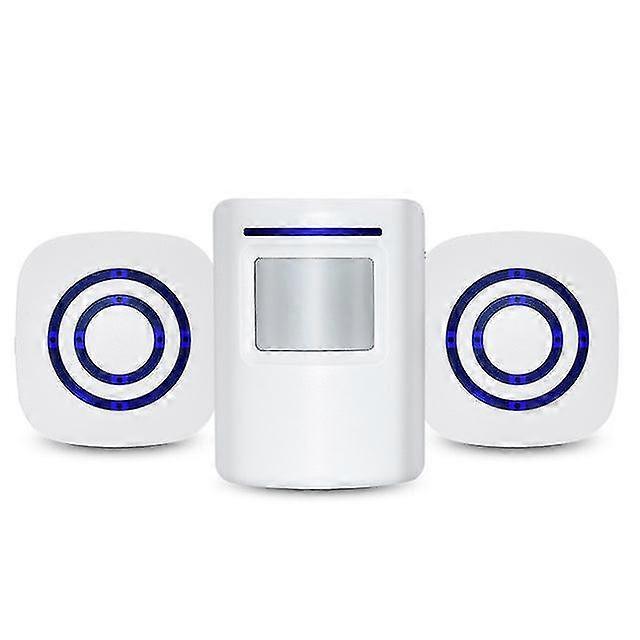 1 Set Eu/us Plug Door Mot Sensor Wireless Door Alert Se System Alarm Door 38 Mes Door Ring Receiver