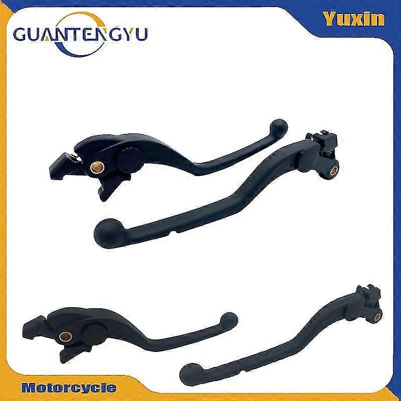 Leviers Frein Bmw Leviers Frein Embrayage PaCsci Pour BMW F750GS F850GS F900R - Aluminium Noir Ambidextre, Paire Complète Pièces Customization BMW F900XR F900R