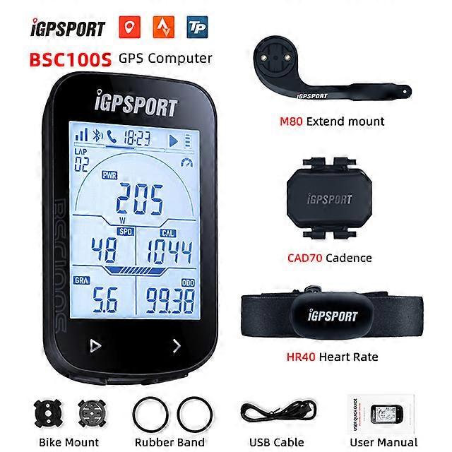BSC100S  ANT+ GPS Bike Computer Riding Cycling Odometer Wireless Speedometer Support Powermeter Waterproof Not iGS630