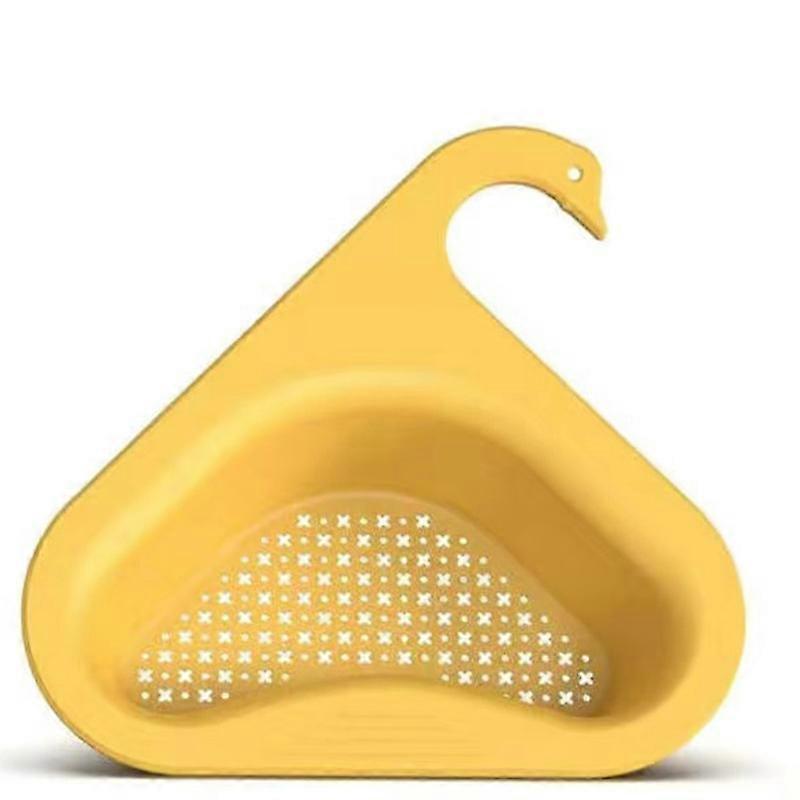 Kitchen Water Tap Hook Drain Storage Basket Sink Hanging Leftovers Filter Baskets Tools Home Triangular Strainer Accessories