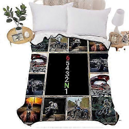 Dirt Bike Sports Theme 3d Blanket