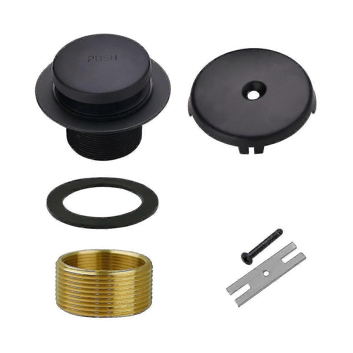 Bathtub Drain Tip-toe Single Hole,tub Drain Trim Set Conversion Kit Assembly, Coarse Thread Replace