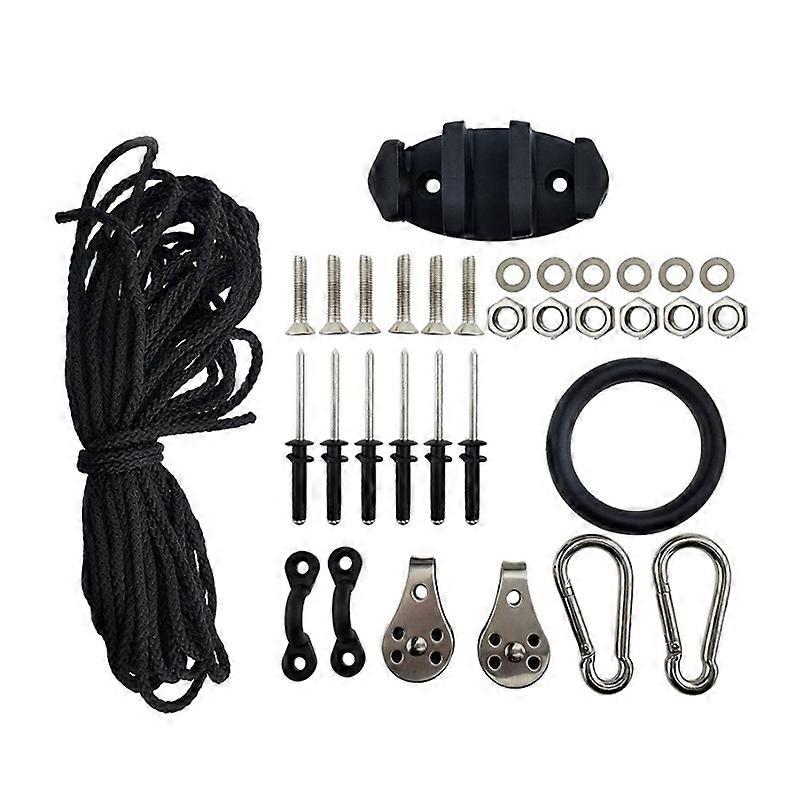Kit de chariot d’ancre Système gonflable robuste de kit de voiture de canoë de canoë avec accessoires
