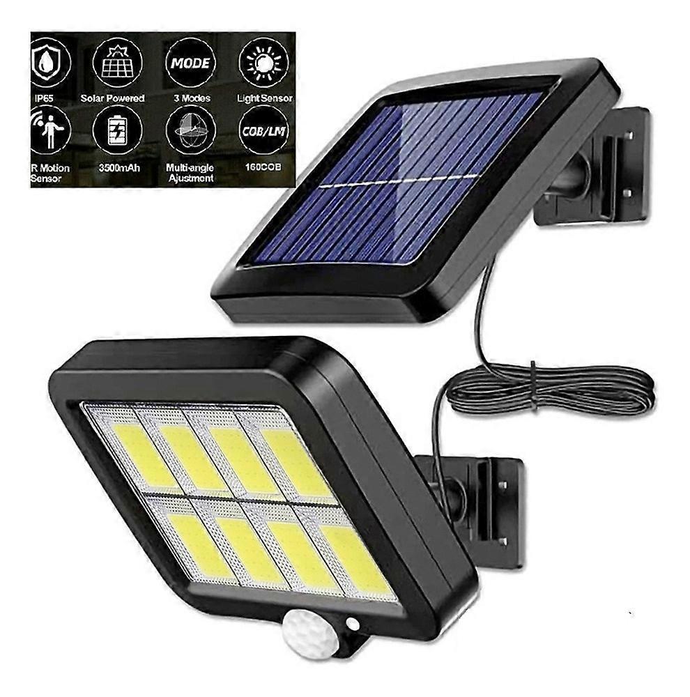 9000 Lm Led Solar Wall Lamp With Motion Sensor