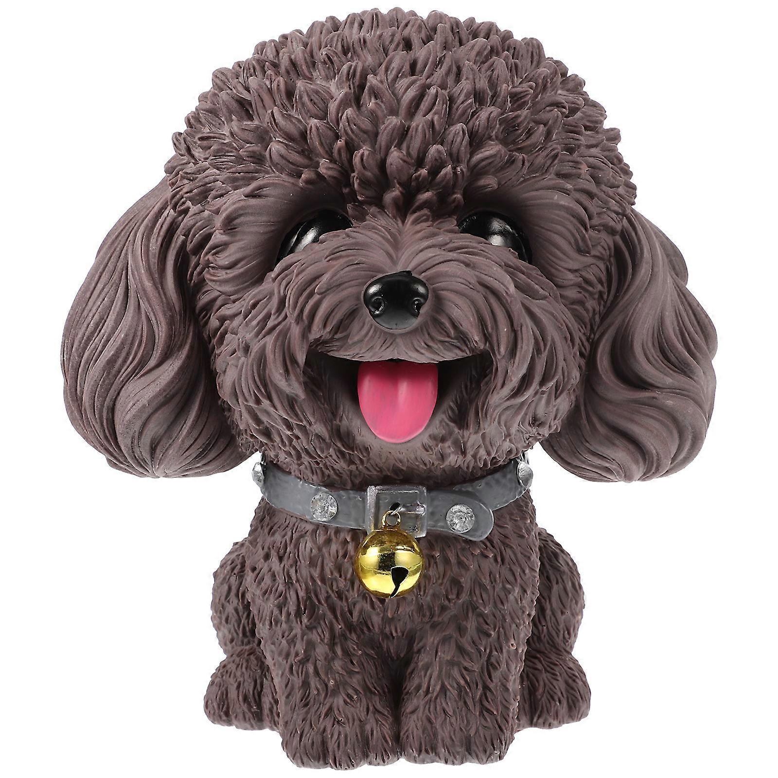 ビニール貯金箱壊れない漫画の犬の形をしたコインマネーバンク子供のためのランダムベルカラー