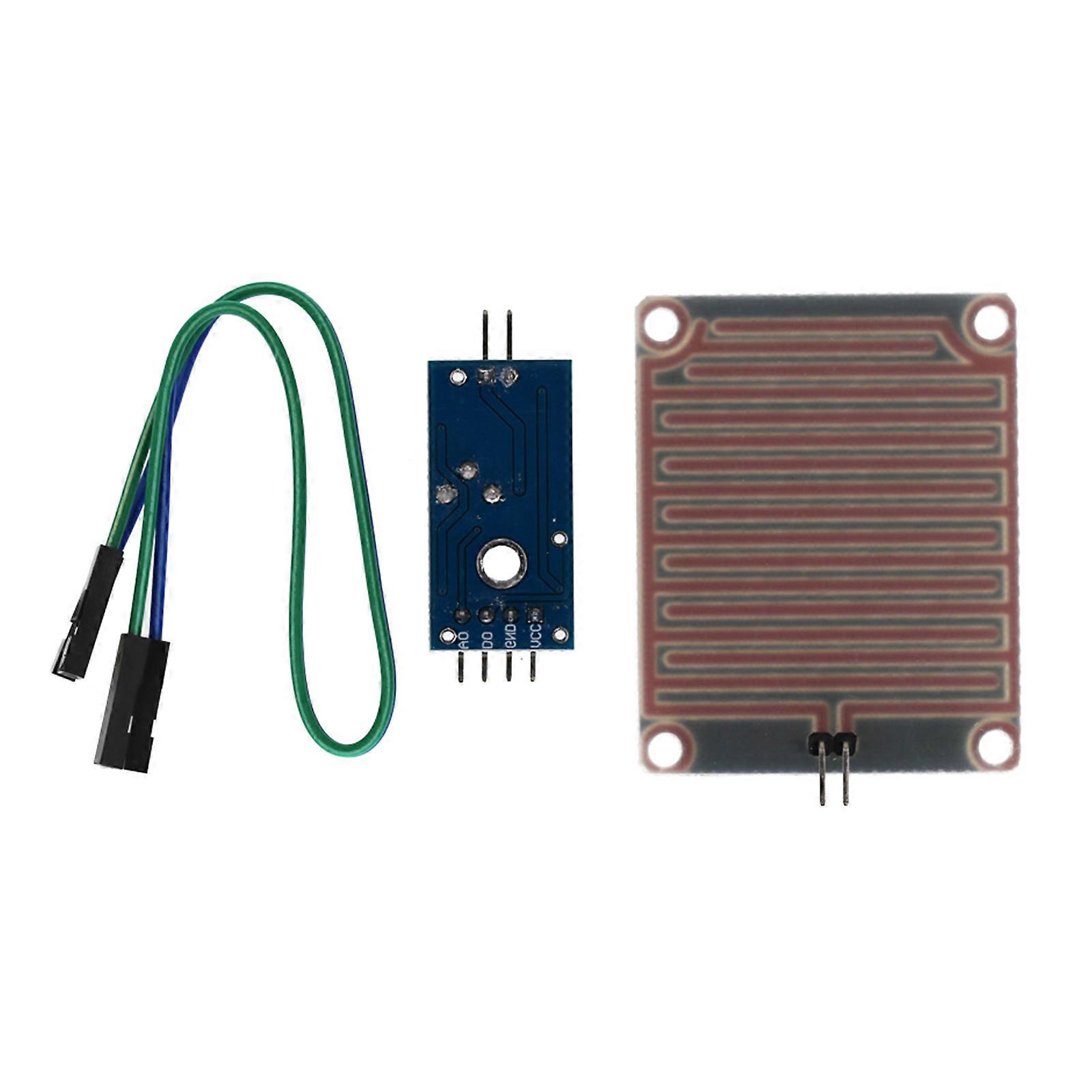 High Sensitivity Rain Module 3.3-5V PCB Board for Weather Condition Monitoring