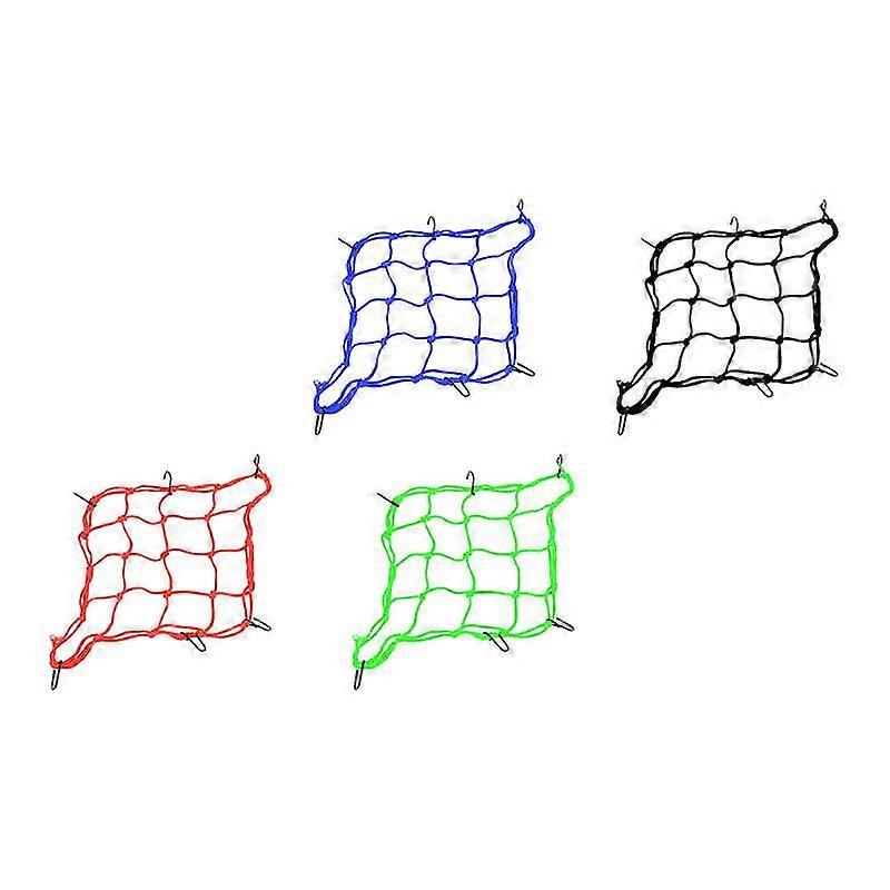 4ks elastické sítě na zavazadla Heavy-duty Cyklistické zavazadlové šňůry Jízdní kolo Zavazadla pevné sítě-MXBC