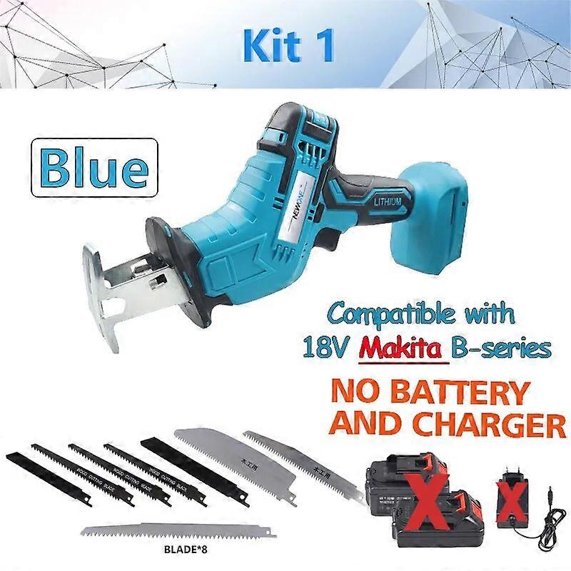 NEWONE Compatible With 18V Makita B-series Cordless Reciprocating Saw Portable Electric Saw Replacement Metal Wood Cutting Tool