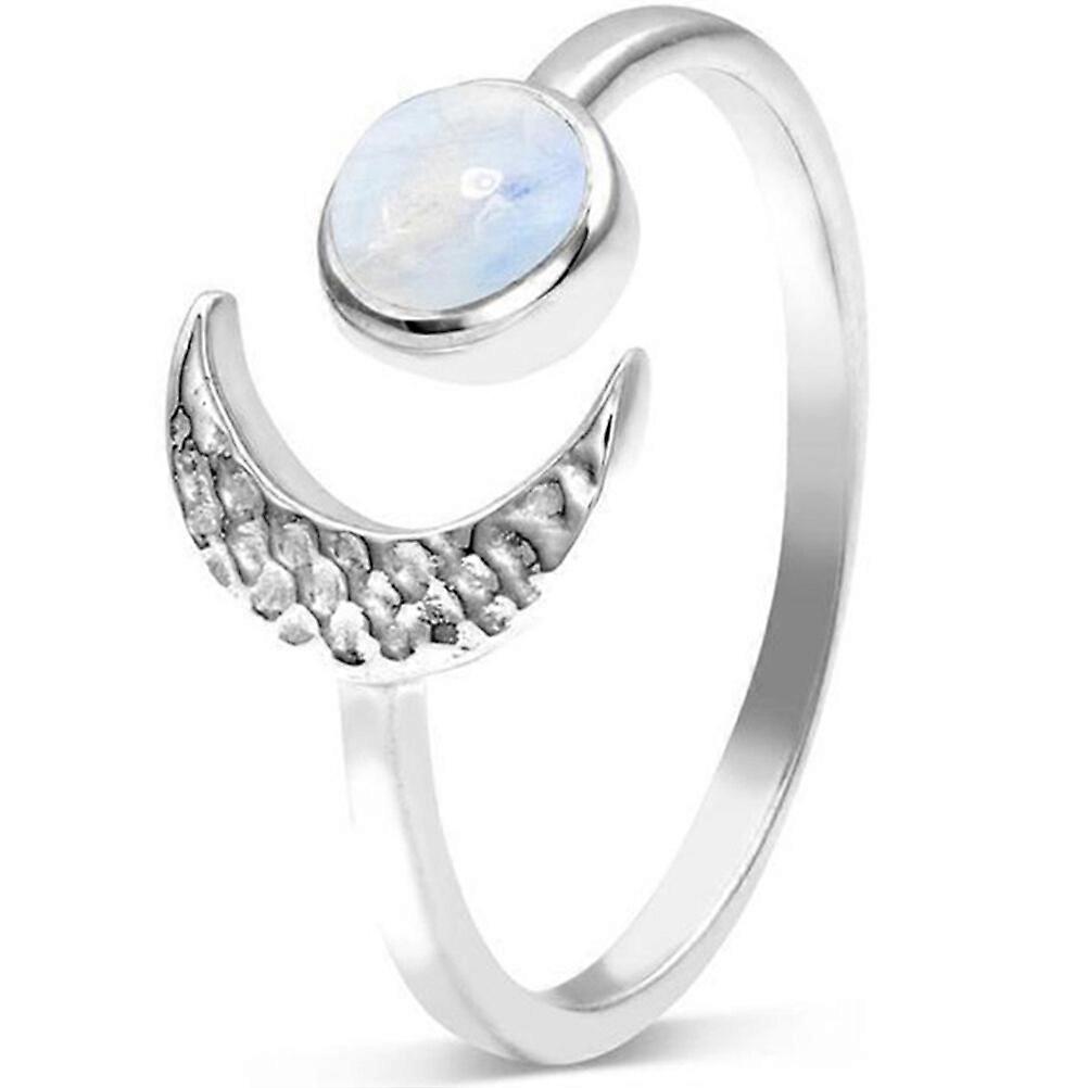 Anelli Regolabile Anello Luna Moda Rame Anelli Donne Matrimonio Compleanno Regalo