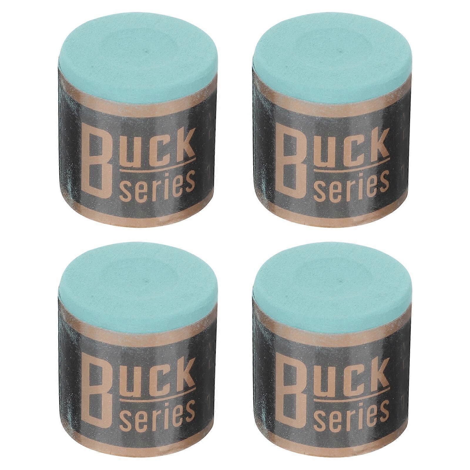 4Pcs Professional Cue Chalks Wear-resistant Billiard Chalks Portable Pool Stick Chalks