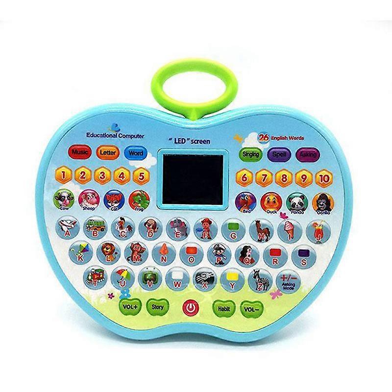 Kids Tablet, Portable Digital Sound Quality Learning Pad Toys with LED Display for Baby Girl Boy