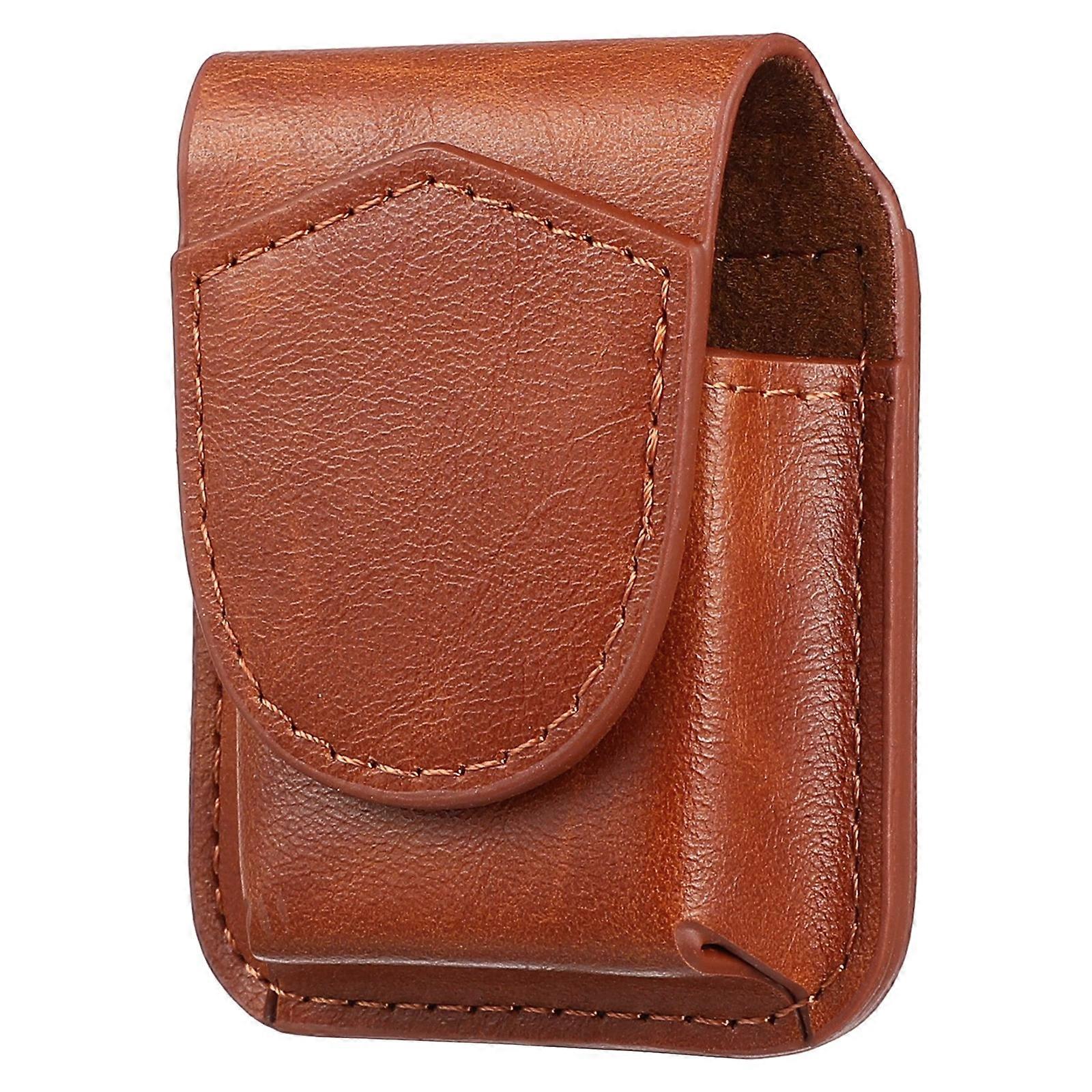 Cigarette Lighter Protective Sleeve Lighter Cover Portable Leather Storage Sleeve
