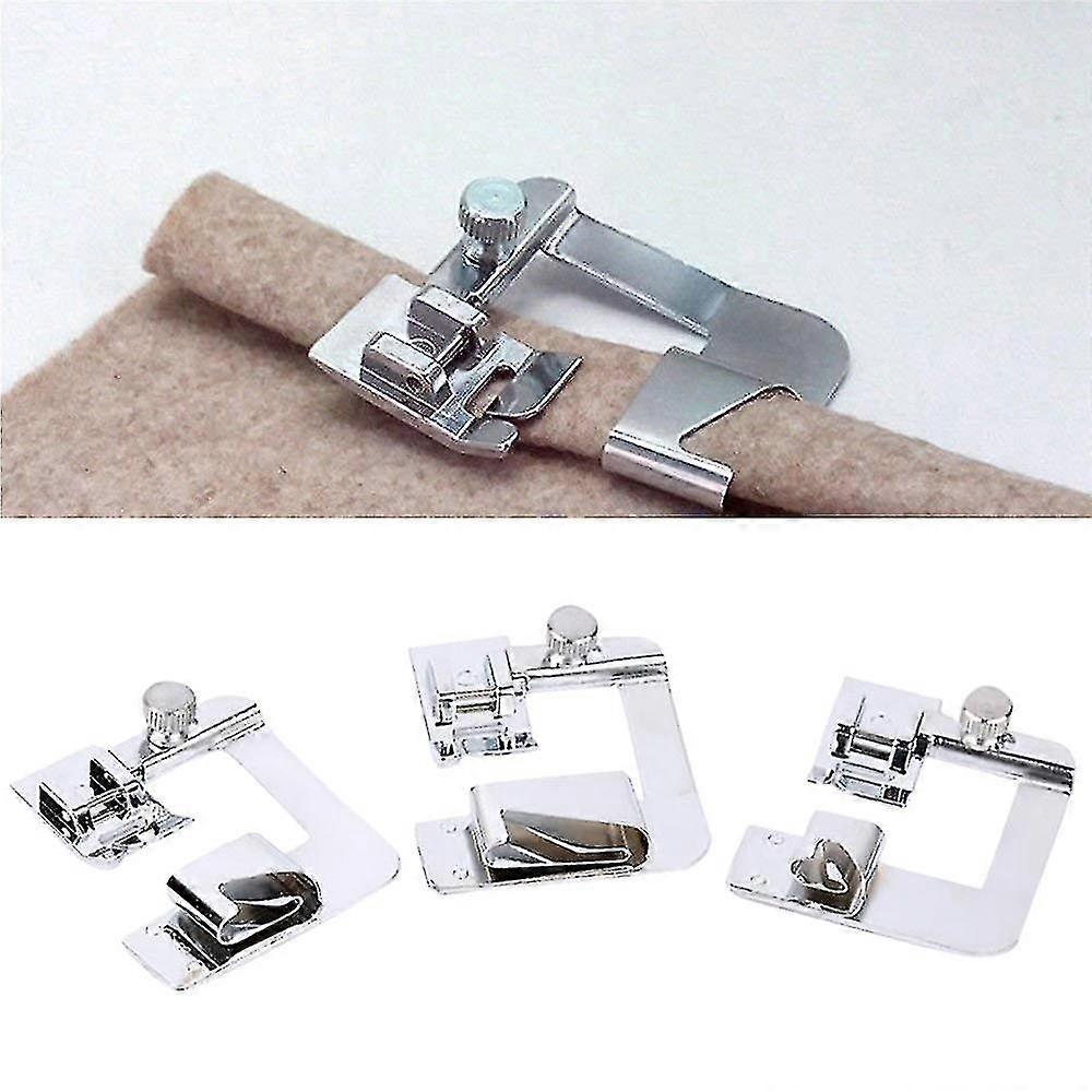 Household multi-function electric sewing machine accessories lock edge presser foot roll edge presser foot combination