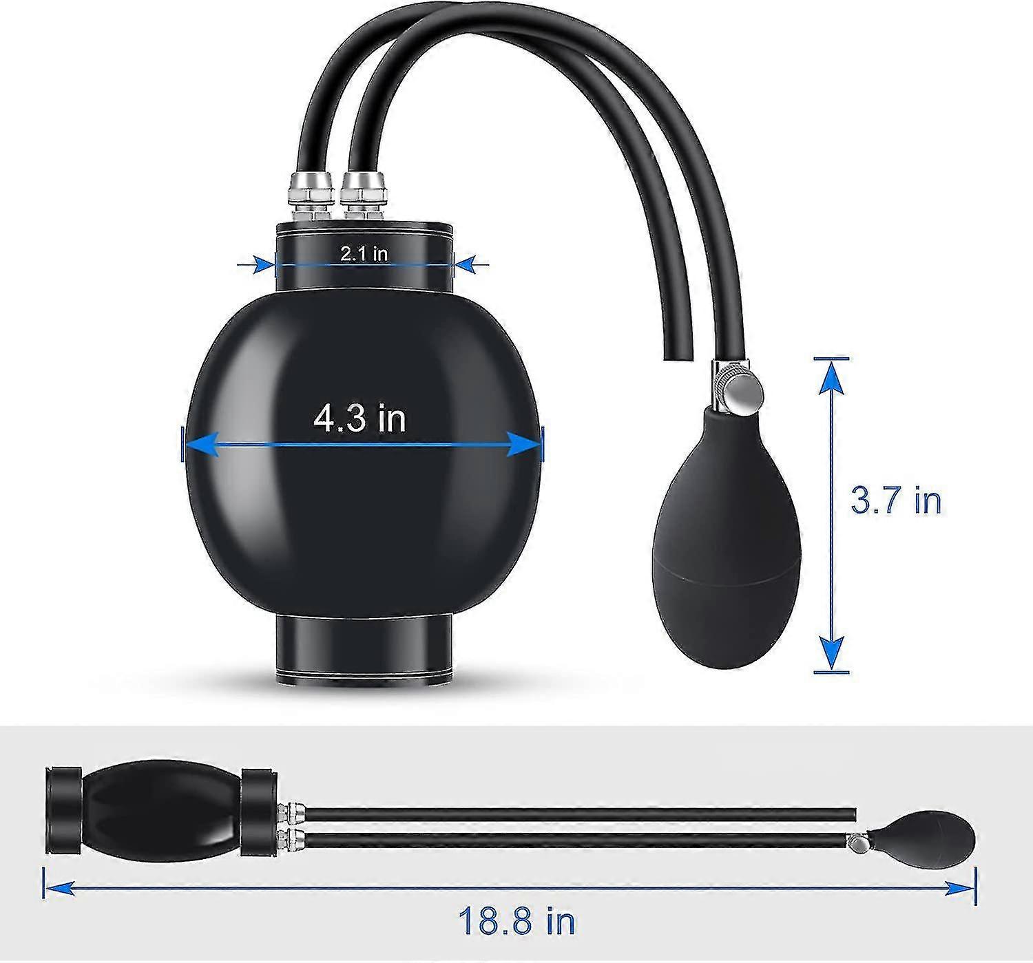 Easy Intake Adapter, Automotive Smoke Machine Bladder, Block Tester, Inflatable Leak Plug