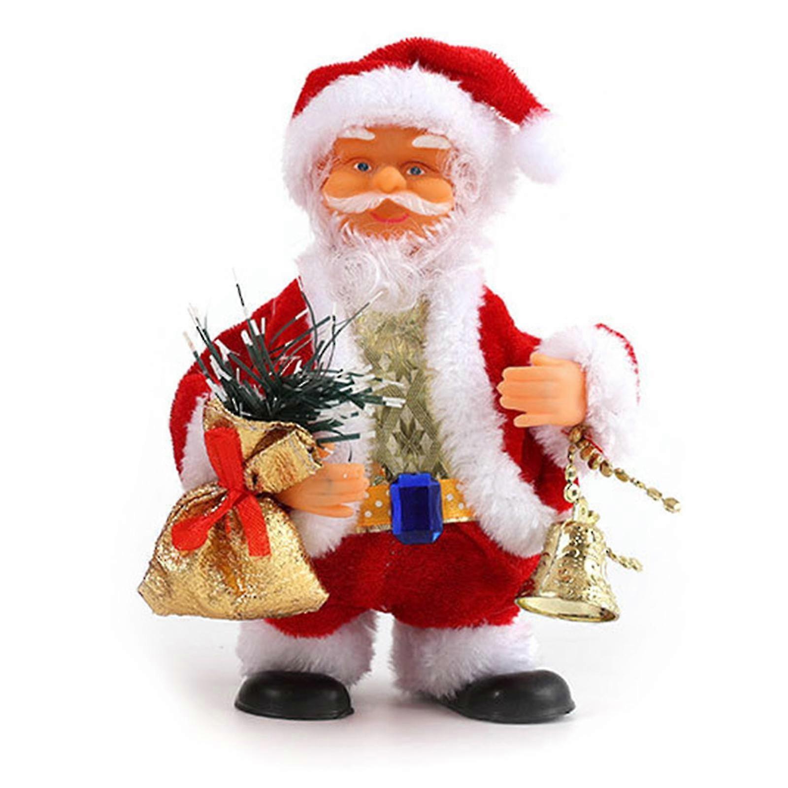 Baile Canto Santa Claus Muñeca de juguete de Navidad Funciona con