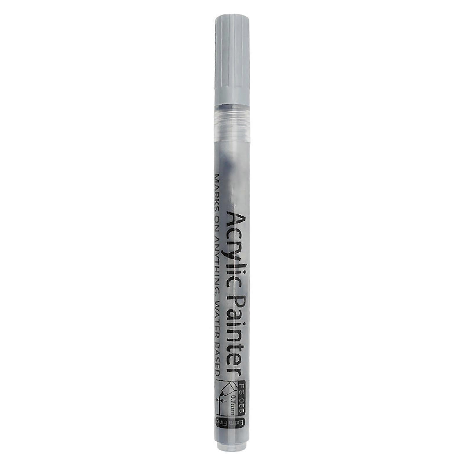 Clear Printing Acrylic Marker Color Pen Oil-based Soft Tip Marker Pen Comfortable Grip Graffiti Art Paint Pen QingHai
