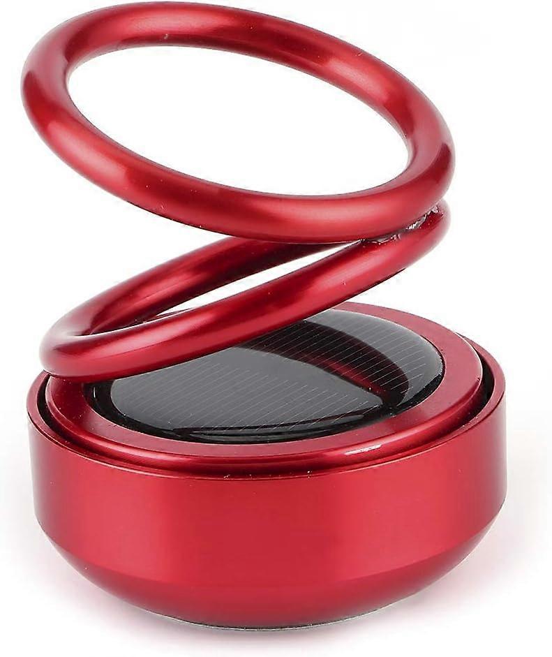 Car aromatherapy machine, car air freshener solar rotating scent aromatherapy machine with double ring