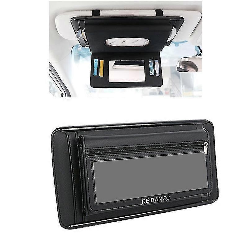 Sun Visor Napkin Holder Automotive Tissue Storage Box Creative Decorations