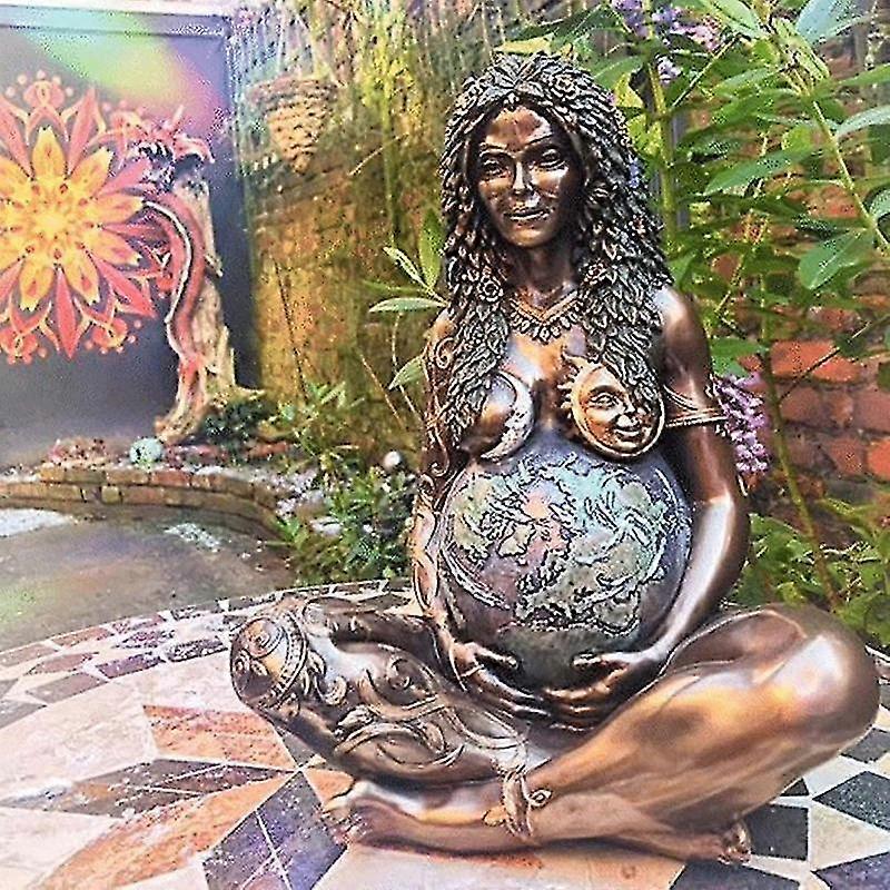 Millennial Gaia Earth Mother Goddess Te Fiti Oberon Zell Statue Small