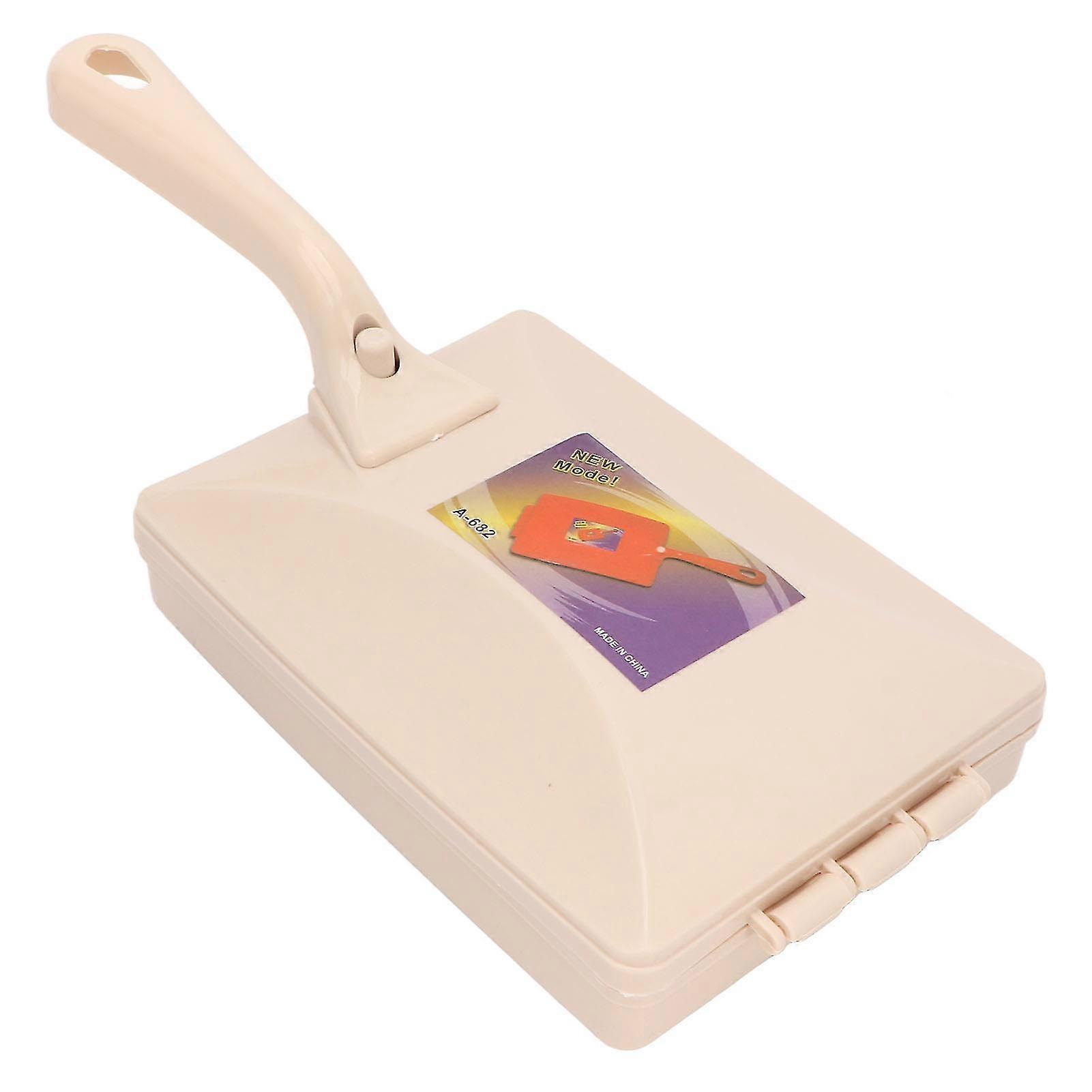 Double Roller Handheld Bed Clothes Desktop Carpet Sweeper Brush for Dust Cleansing