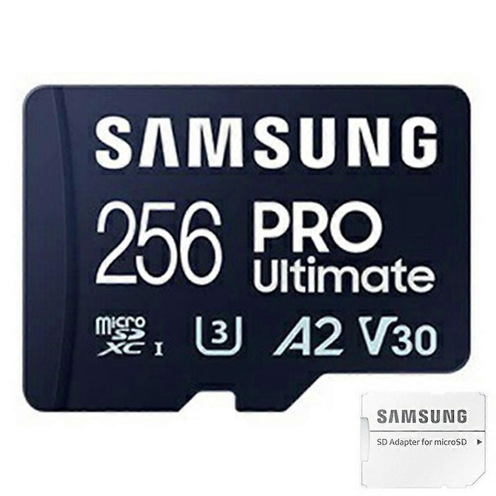 SAMSUNG Pro Ultimate 256GB TF Card A2 U3 V30 Phone Camera 200MB s Read Speed Memory Card - Blue