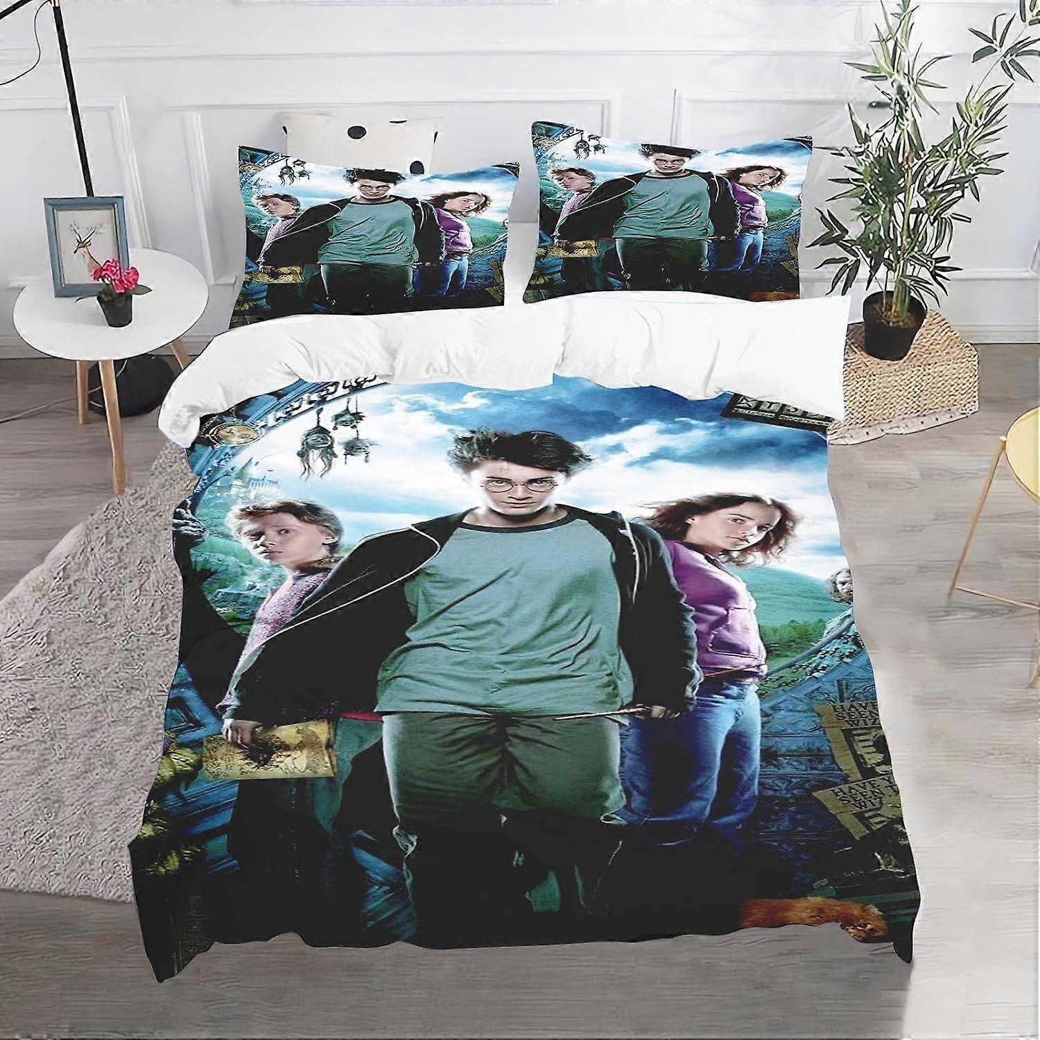 Harry Potter Duvet Cover Bedding Set, 3D Print Pattern