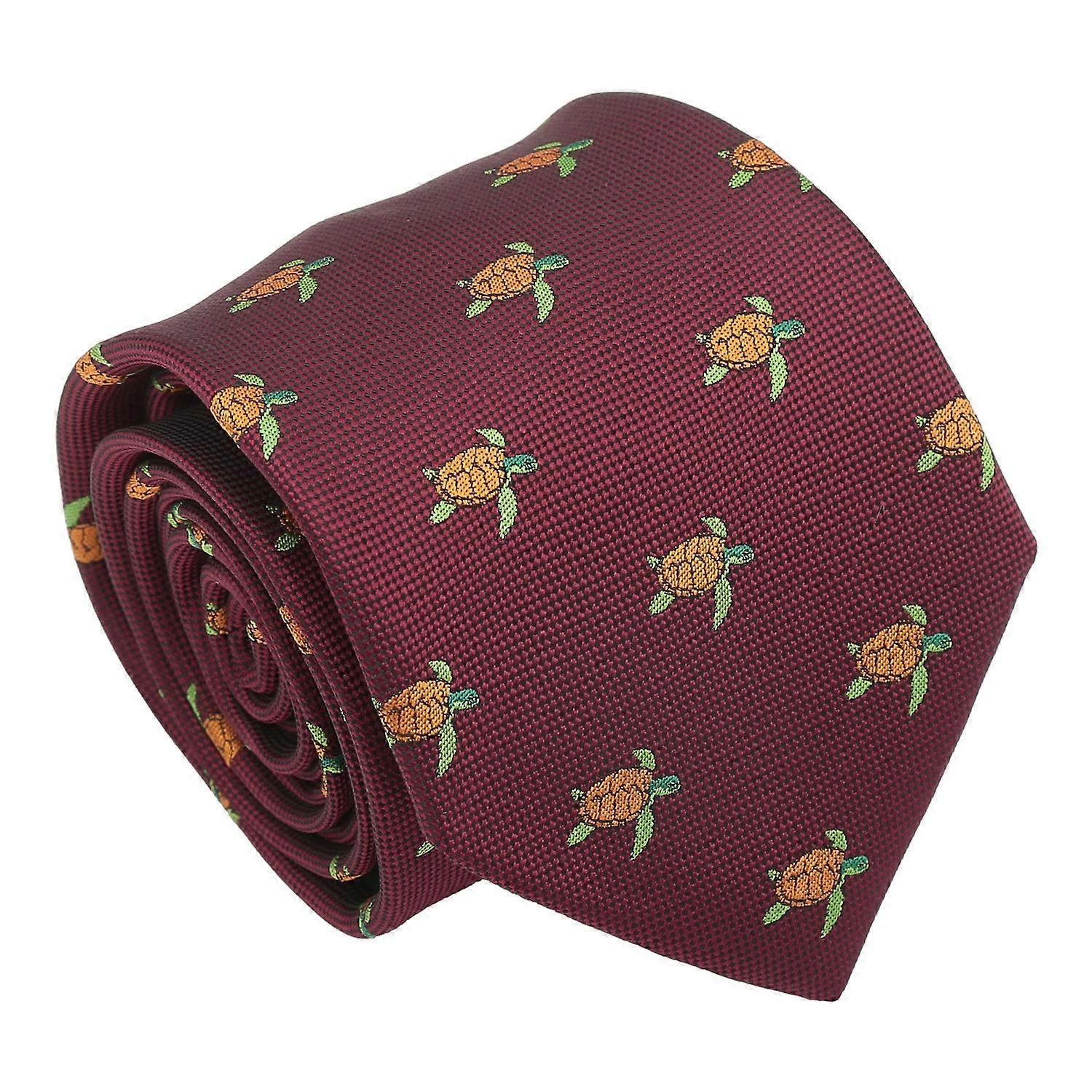 Burgundy Turtle Tie