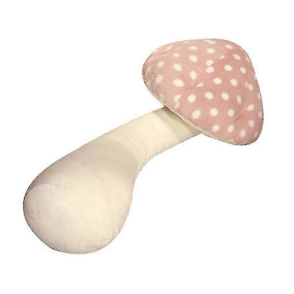 Oreiller champignon de 80CM de long, oreiller de corps champignon, coussin en peluche en forme de champignon