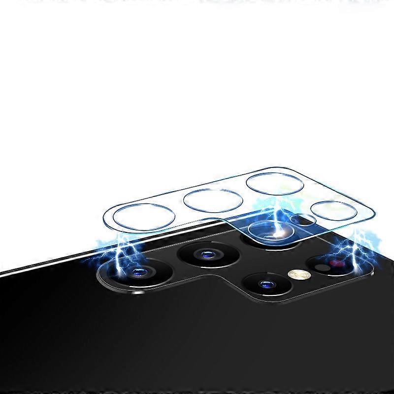 INF Kompatibel mit Samsung Galaxy S23 Ultra HD Transparenter Kameraobjektivschutz 2er-Pack mit gehärtetem Glas